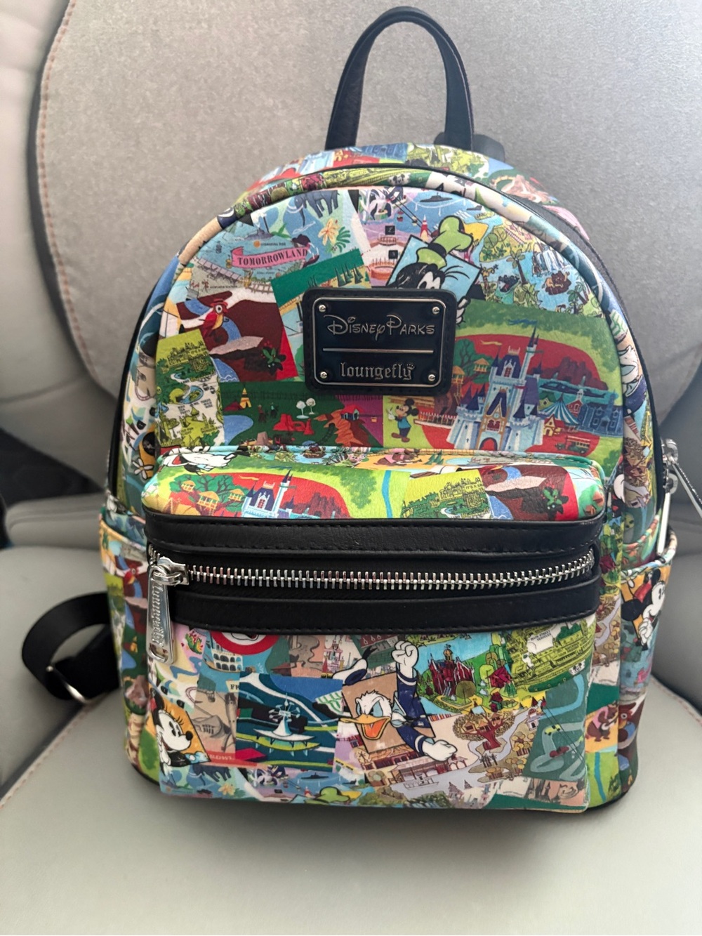 Disney Parks Loungefly Map Mini Backpack